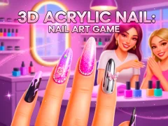 Leikur 3D Acrylic Nail: Nail Art Game á netinu