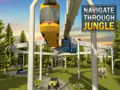Leikur Elevated Train Driving Simulator Sky Tram Driver á netinu