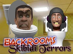Leikur Backrooms Skibidi terrors á netinu