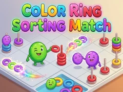 Leikur Color Ring Sorting Match á netinu