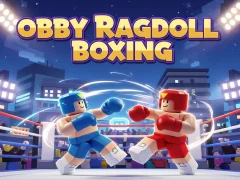 Leikur Obby Ragdoll Boxing á netinu