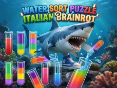 Leikur Water Sort Puzzle Italian Brainrot á netinu