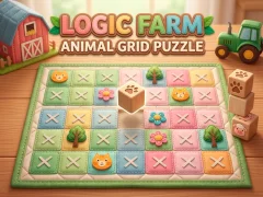 Leikur Logic Farm: Animal Grid Puzzle á netinu