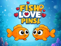 Leikur Fish Love Pins á netinu