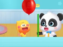 Leikur Baby Panda Science World á netinu