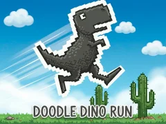 Leikur Doodle Dino Run á netinu