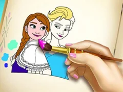 Leikur Ice Kingdom Coloring Book á netinu