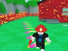 Leikur Obby: Working as a Firefighter á netinu