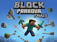 Leikur Block Parkour Trials á netinu