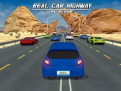 Leikur Real Car Highway Racing Game á netinu