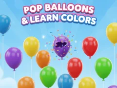 Leikur Pop Balloons & Learn Colors á netinu