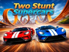 Leikur Two Stunt Supercars á netinu