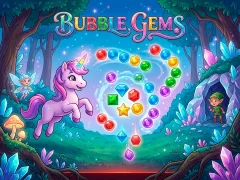Leikur Bubble Gems á netinu