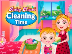 Leikur Baby Hazel Cleaning Time á netinu