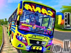 Leikur Indian Uphill Bus Simulator á netinu