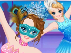 Leikur Ice Skater Princess Dressup á netinu