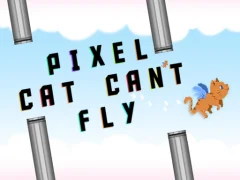Leikur Pixel cat can't fly á netinu