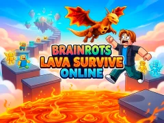 Leikur Brainrots Lava Survive Online á netinu