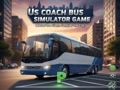 Leikur US Coach Bus Simulator Game á netinu