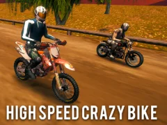 Leikur High Speed Crazy Bike á netinu