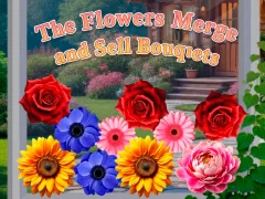 Leikur The Flowers Merge and Sell Bouquets á netinu