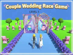 Leikur Couple Wedding Race Game á netinu