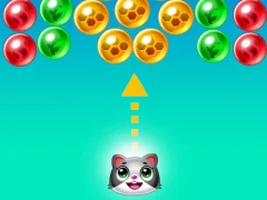 Leikur Save the cats Bubble shooter á netinu
