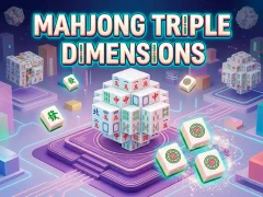 Leikur Mahjong Triple Dimensions á netinu