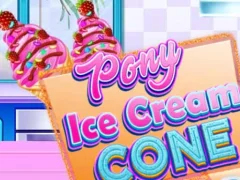 Leikur Pony Ice Cream Cone á netinu