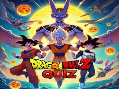Leikur Dragon ball quiz á netinu