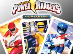 Leikur Power Rangers Card Game á netinu