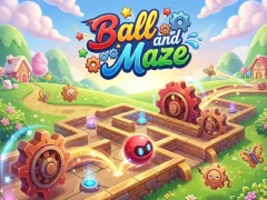 Leikur Ball and Maze á netinu