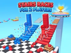 Leikur Stairs Races For 2 Players á netinu