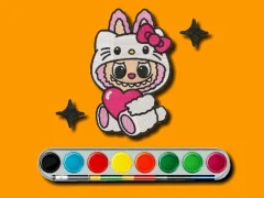 Leikur Labubu Coloring Adventure á netinu