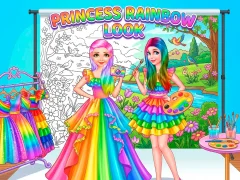 Leikur Princess Rainbow Look á netinu