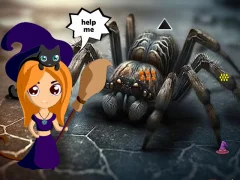 Leikur Sorceress Escaped Spider Realm á netinu