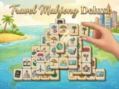 Leikur Travel Mahjong Deluxe á netinu