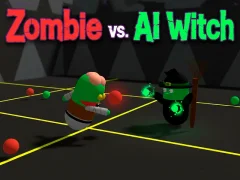 Leikur Zombie vs. AI Witch á netinu