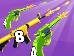 Leikur Merge 2048 Gun Rush á netinu