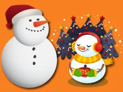 Leikur Gravity Snowman Christmas á netinu
