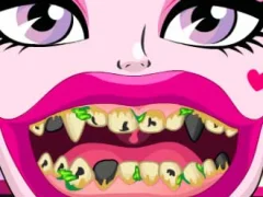 Leikur Draculaura Bad Teeth á netinu