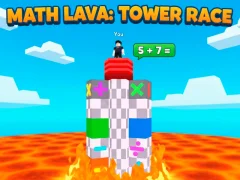 Leikur Math Lava: Tower Race á netinu