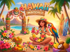 Leikur Hawaii Match 3 á netinu