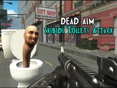Leikur Dead Aim: Skibidi Toilets Attack á netinu