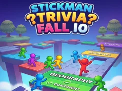 Leikur Stickman Trivia Fall IO á netinu