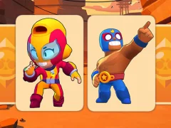 Leikur Fighting Stars Memory á netinu