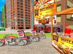 Leikur Pizza Delivery Boy Simulation á netinu