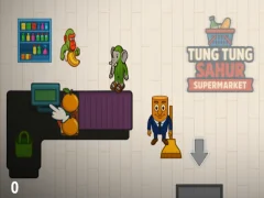Leikur Tung Tung Sahur Supermarket á netinu