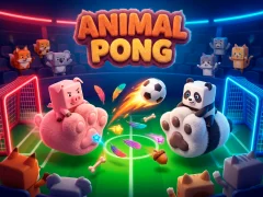 Leikur Animal Paws Pong á netinu
