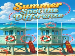 Leikur Summer Spot the Differense á netinu